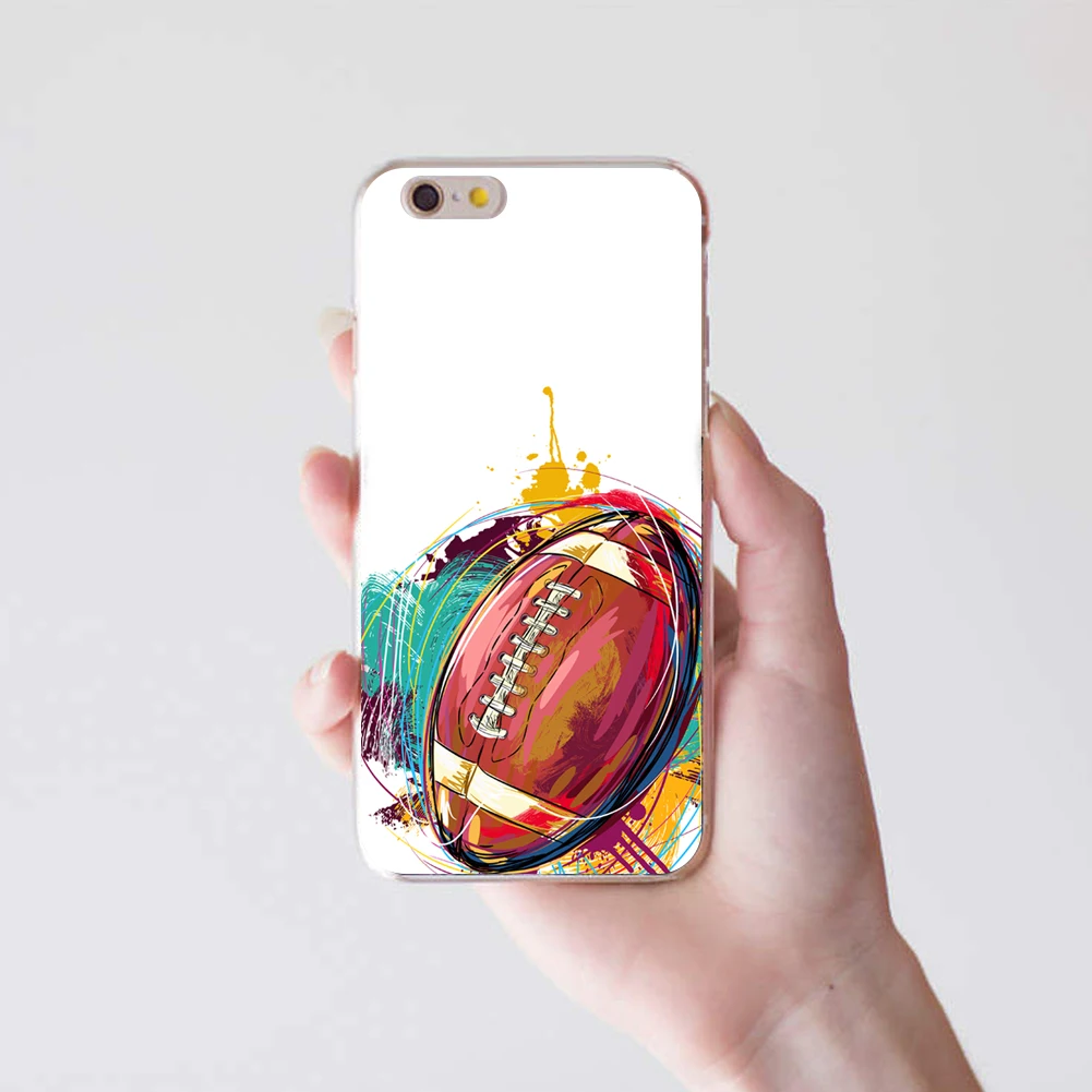 Красочные Регби Телефон чехол для iPhone 6 7 Plus|cover for iphone|case covercover iphone |