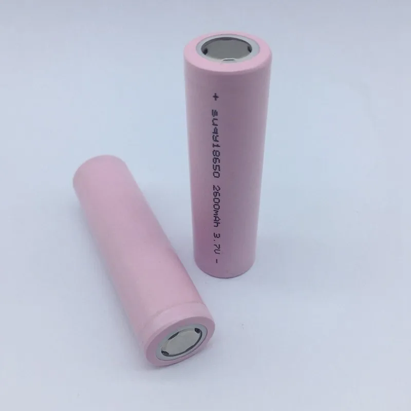Suqy 12/18/20/24/30/36/40 шт. литий Перезаряжаемые батареи 18650 3,7 v 2600mAh литий-ионный Батарея 18650 батареи