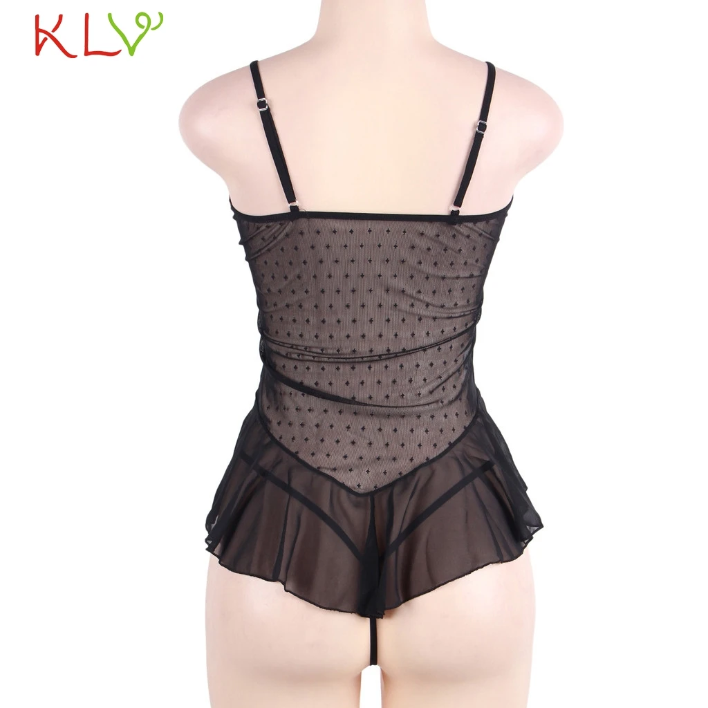 Женское ночное белье, 5XL, сексуальное нижнее белье, одежда для сна, платье Babydoll, кружевные стринги, нижнее белье, без рукавов, v-образный вырез, сексуальное, горячая мода, 18Dec11