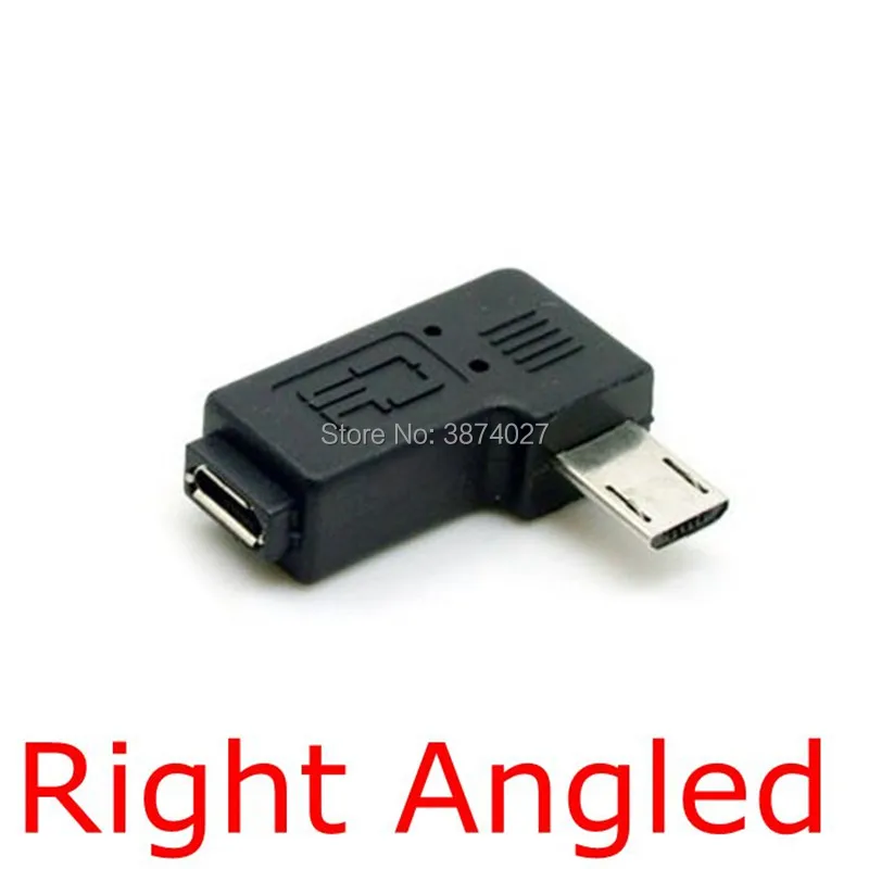 9 мм Длинный Штекерный разъем 90 градусов правый и левый Угловой Micro USB 3. 0 5Pin штекер