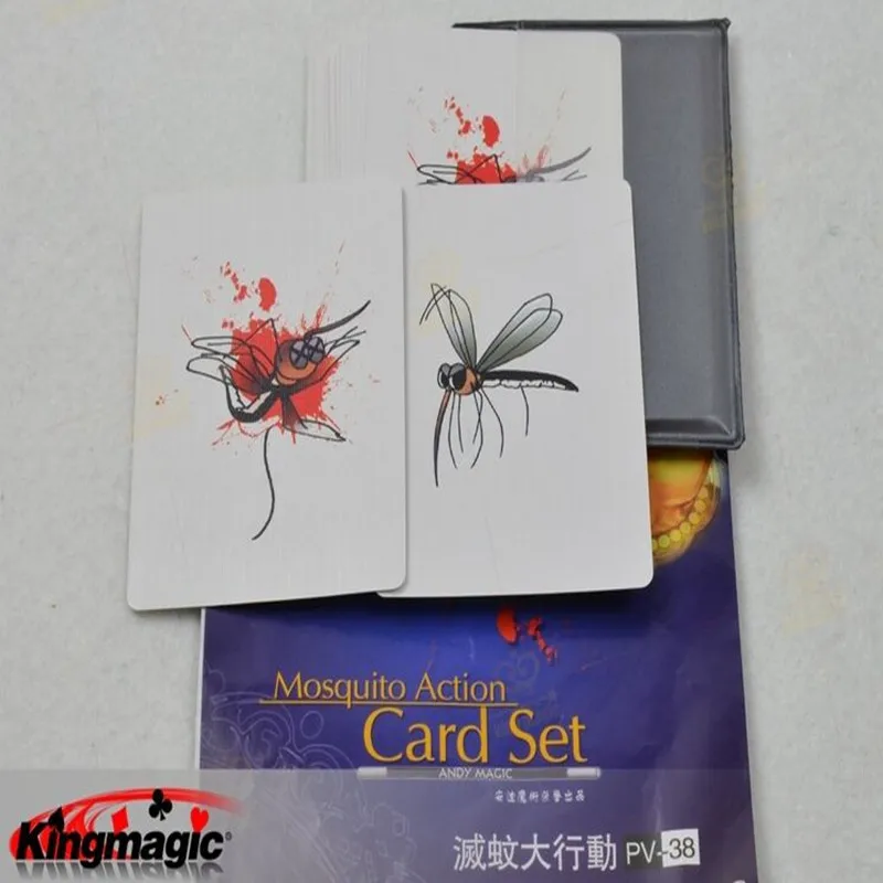 Kin Magic Mosquito Action детский магический реквизит набор магических карт Волшебная