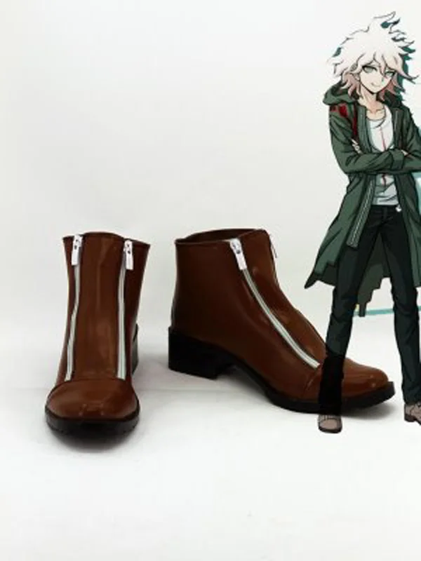 Обувь для косплея Nagito Komaeda Dangan Ronpa 2 ботинки взрослых мужские Хэллоуина вечерние