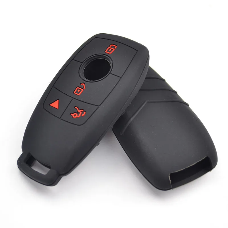 Силиконовый чехол для дистанционного ключа AX брелока держатель 4 кнопки Mercedes Benz E