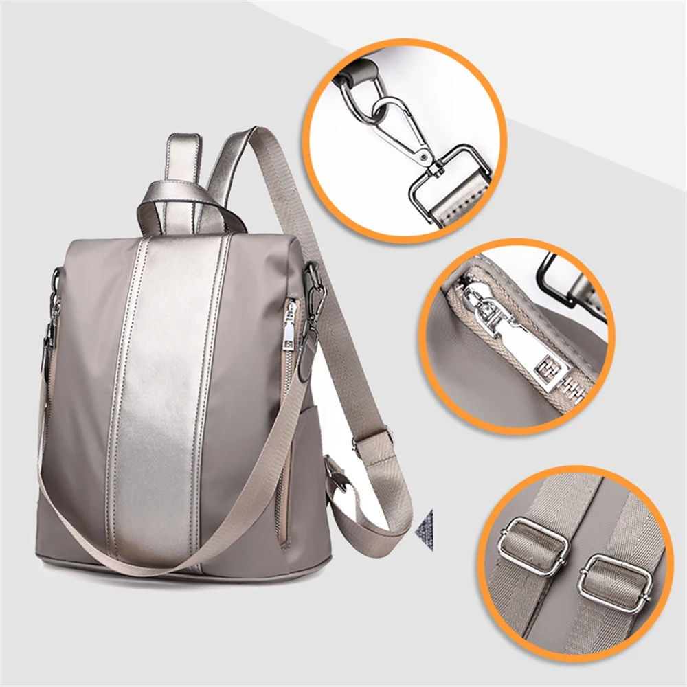 Mochilas женский рюкзак, Женский кошелек, водонепроницаемый нейлоновый Противоугонный рюкзак, легкие сумки на плечо, женская сумка, женская сумка