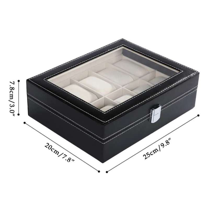 Часы Fanala Box 10/20/24 Сетка PU кожаный держатель для наручных часов Caja Reloj органайзер