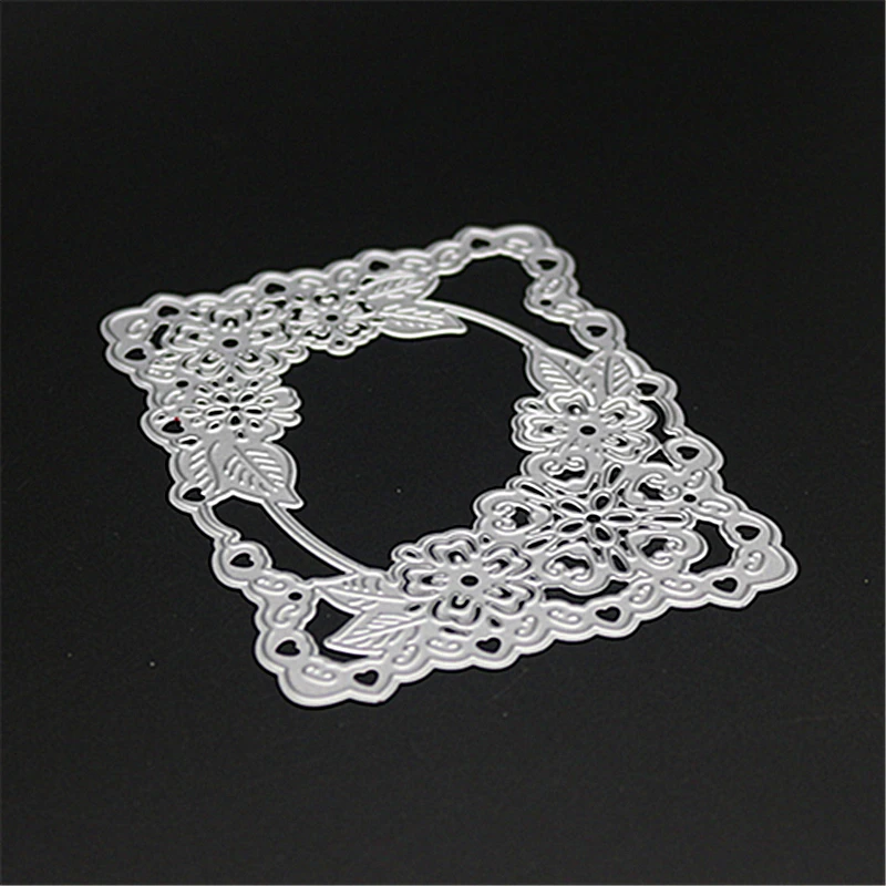 AZSG Flower and leave card Cutting Die for DIY Scrapbooking Decoretive Embossing Stencial Decoative Cards die cutter | Дом и сад