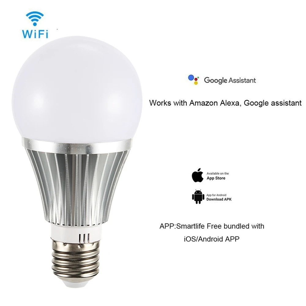 

18 E27/E26/B22 Wifi, , , , Amazon/Google