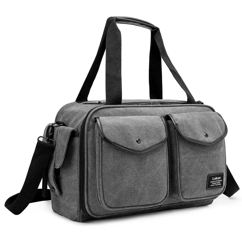 Canvas Grey CoolBELL пеленки мешок холст детская сумка для мужчин и женщин путешествия большой емкости Мумия подгузник мешок - Цвет: Canvas Grey