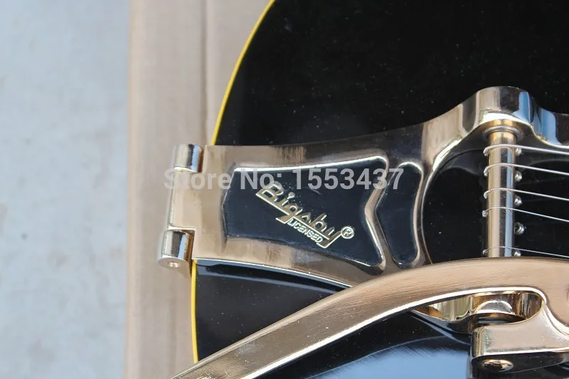 Free shipping 2015 New Arrival LP CUSTOM Ebony fingerboard Electric guitar Yellow bag edge 3piece Pickup Large rocker | Спорт и