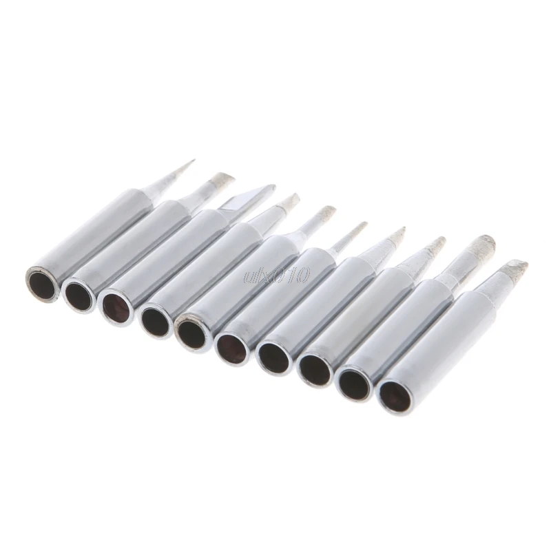 

11x 900M-T Soldering Iron Tips For Hakko 936 Lukey 852D SAIKE Soldering Station July1 Whosale&DropShip
