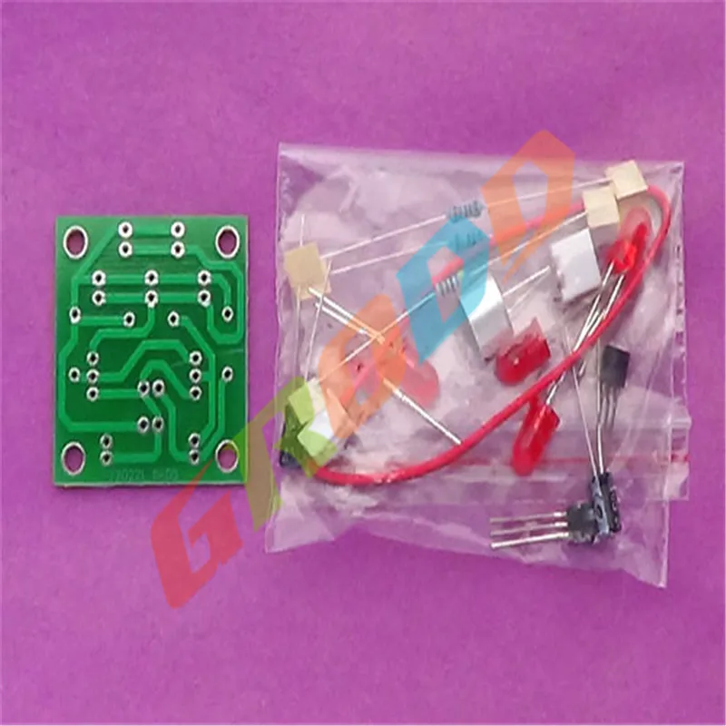 Голосовое управление LED Melody огни DIY Производственный комплект электронных