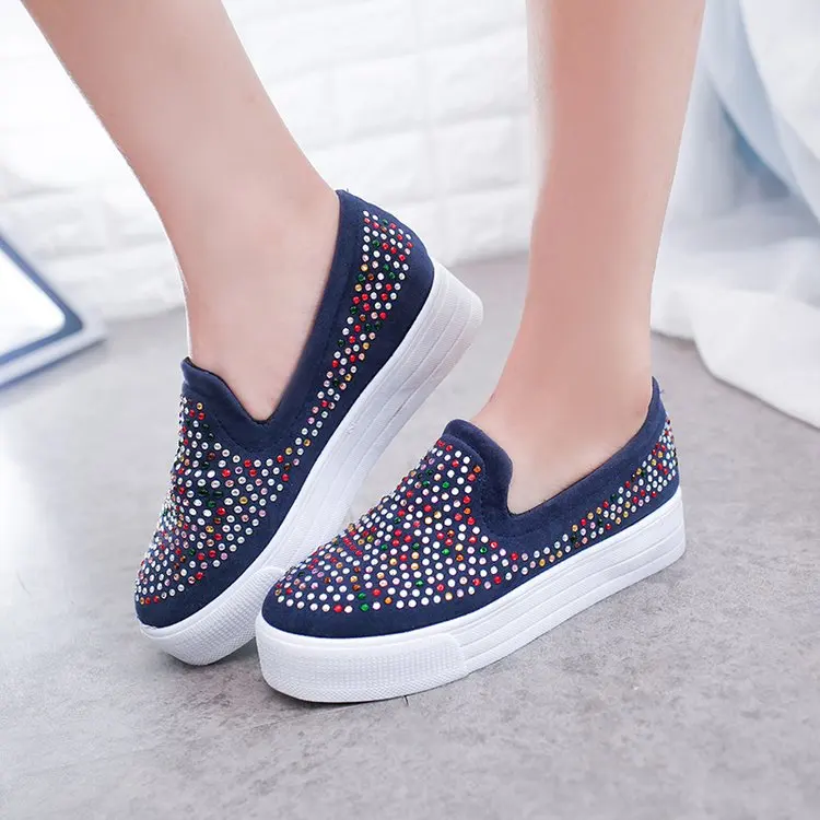 Wertzk New women's shoes for spring 2019 oxford women sneakers zapatos de mujer Slip-On ugged E328 | Обувь