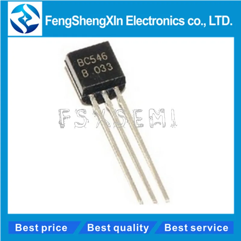 100 шт./лот BC546B BC546 TO 92|Интегральные схемы| |