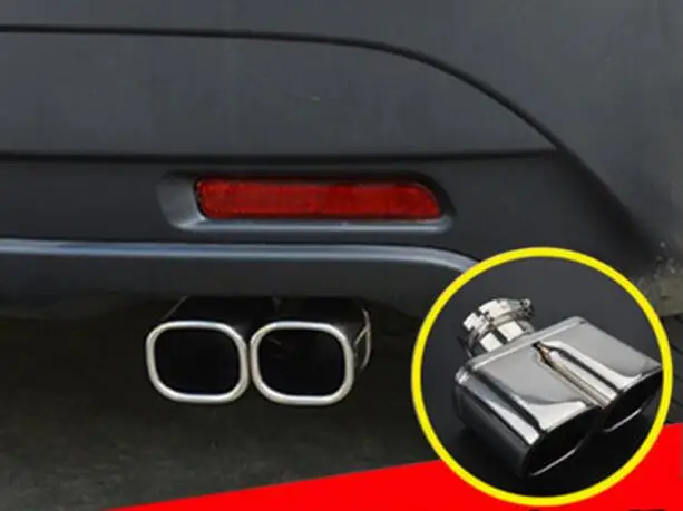 Выхлопная труба из нержавеющей стали задняя глушитель крышка отделка Стайлинг