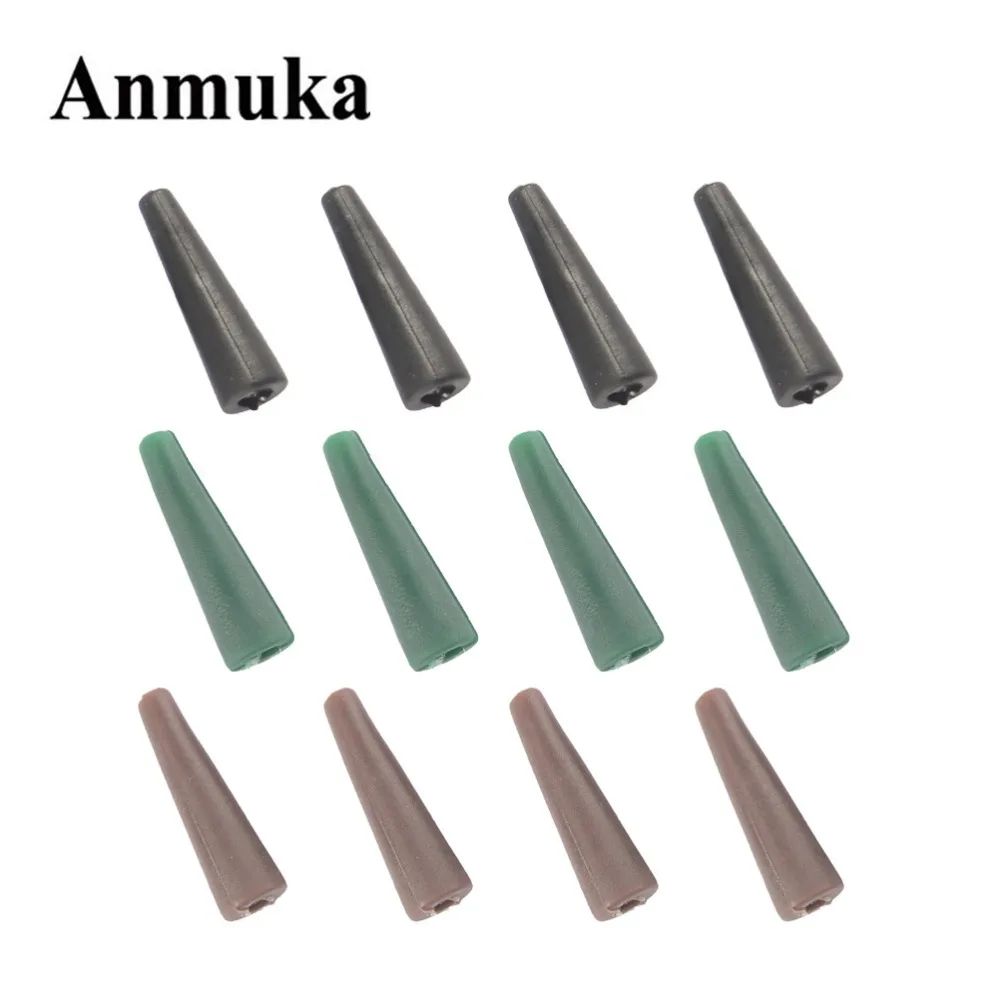 Anmuka 50PCS/Lot Soft Rubbers Rubber Tail Tubes Carp Fishing Beans Rig Accessory Tackle Rigs | Спорт и развлечения