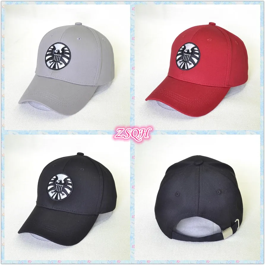 ZSQH Snapback агенты Щ. И. Т. Щит Марвел Капитан Кепка унисекс Carol Danvers Регулируемый Хип