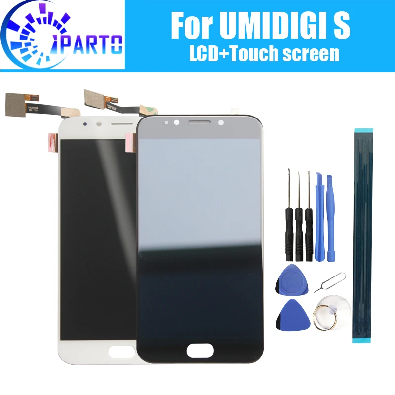 ЖК дисплей UMIDIGI S 5 дюйма + сенсорный экран 100% оригинал протестированный
