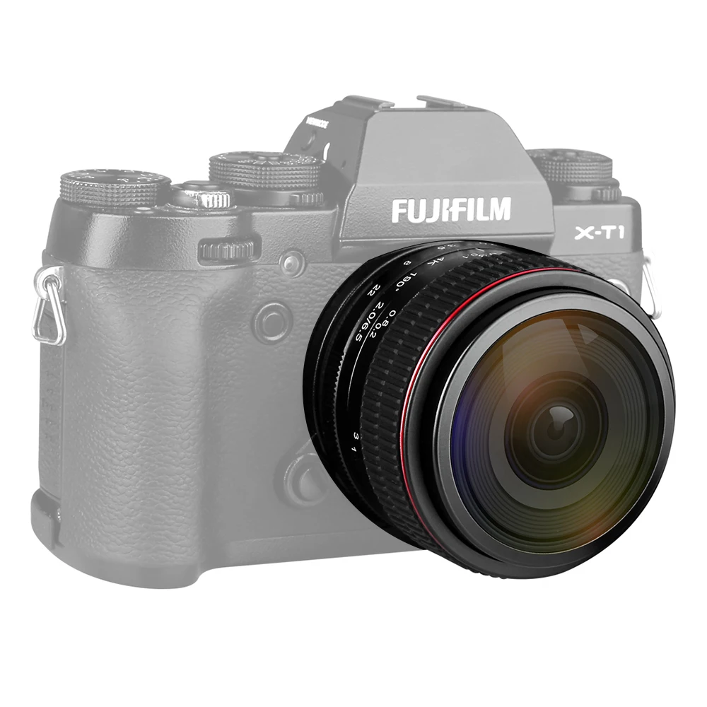 Объектив MEIKE Φ F2.0 Fisheye для фотоаппарата Fujifilm с X Mount|lens for fujifilm|camera lens fujifilmfujifilm |