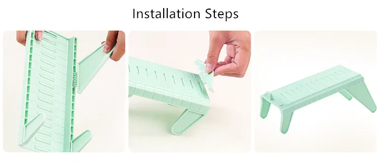 Aprince Регулируемый органайзер для обуви стеллаж хранения простая пластиковая