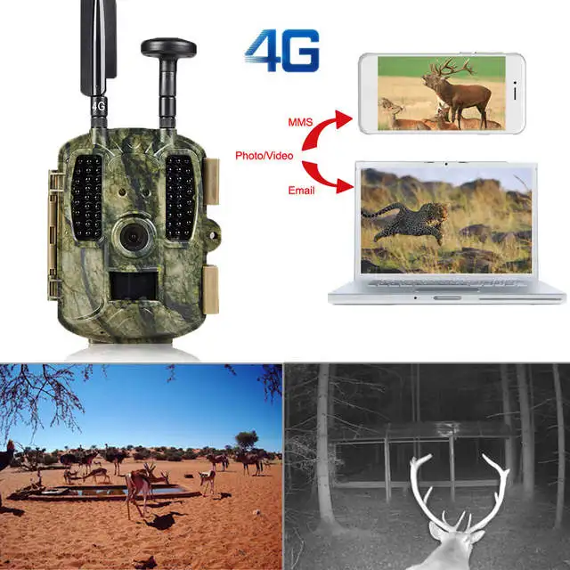 Balever производитель 4G 3G 2G LTE WCDMA GSM Беспроводная сотовая игровая охотничья камера IP66