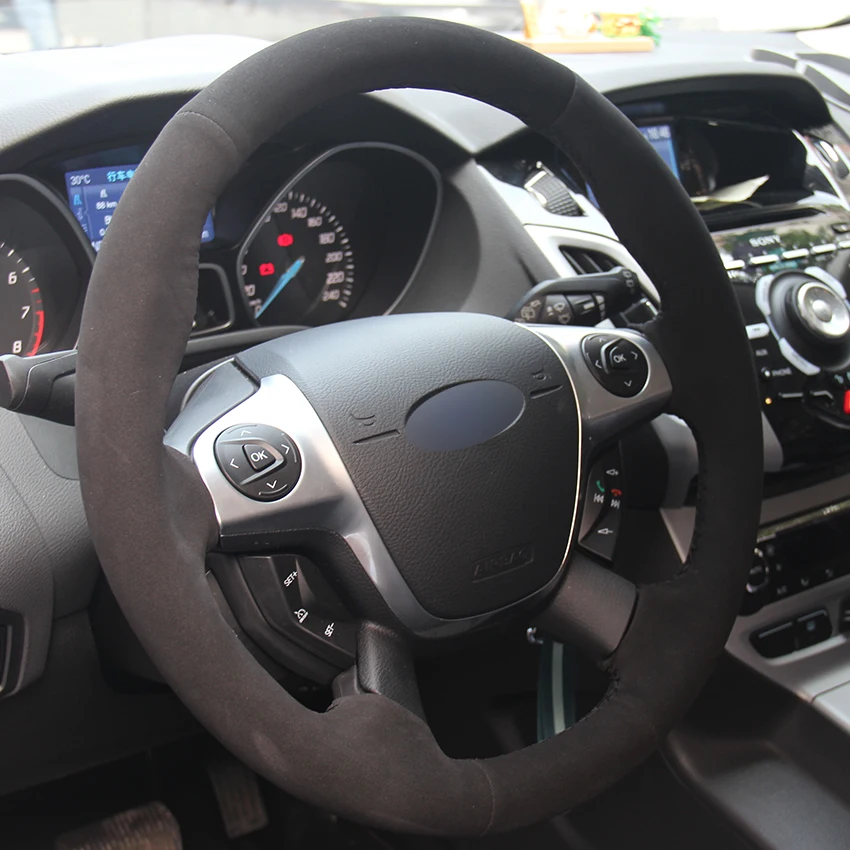 Черная замша для Ford Focus 3 2012-2014 KUGA Escape 2013-2016 | Автомобили и мотоциклы