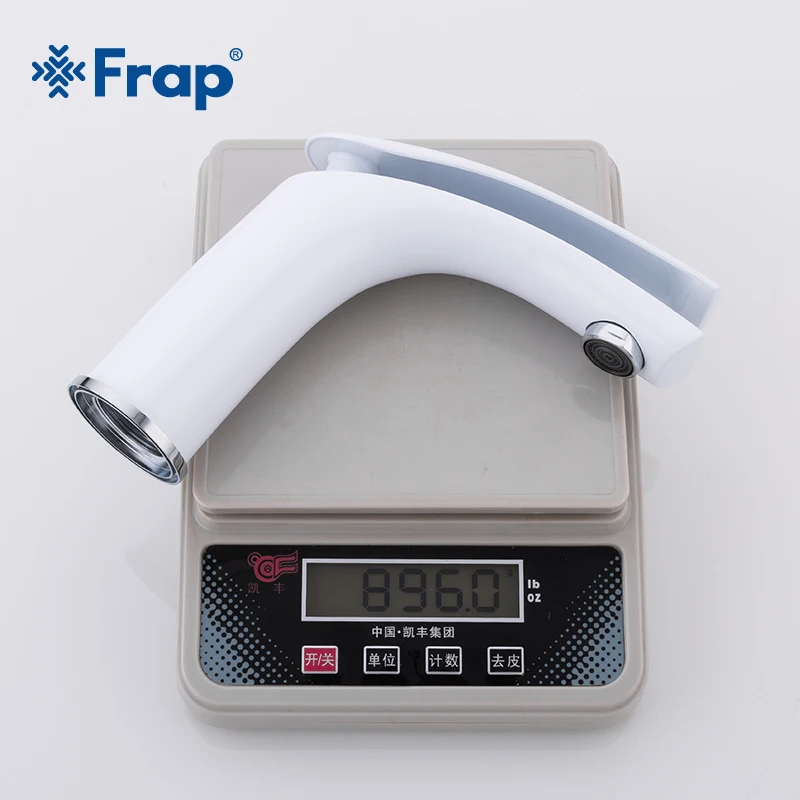 Frap смеситель для раковины латунные краны ванной комнаты твердая белая холодная и