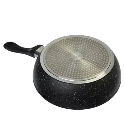 SATOSHI ТАНТО СОТЕЙНИК ЛИТОЙ D28СМ АНТИПРИГАРНОЕ &quotКАМЕННОЕ&quot ПОКРЫТИЕ ИНДУКЦИЯ|frying