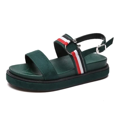 2018 новые летние Корейский диких простой толстой подшитая обувь на платформе