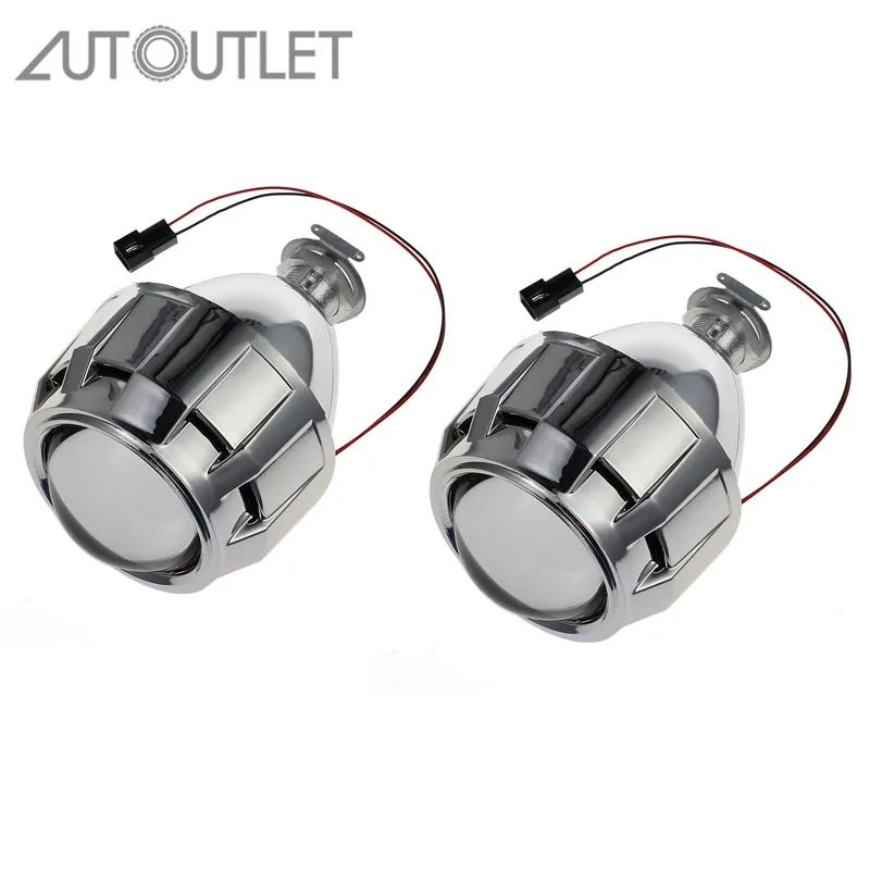 Комплект Ксеноновых линз для прожектора 2 шт. 5 дюйма HID фара лампа RHD H1 H4