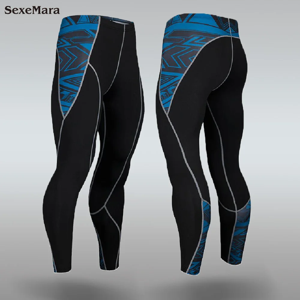 Only Trousers Новинка, мужское термобелье, спортивный костюм, колготки, мужские кальсоны, леггинсы для бега, фитнеса, спортзала, одежда, леггинсы, Рашгард, мужские - Цвет: Only Trousers