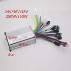 250 Вт350 Вт 24 в 36 в 48 в бесколлекторныйЖК-датчик контроллера без датчика с тормозом двигателя электрический тормоз PAS для электровелосипедаскутера
