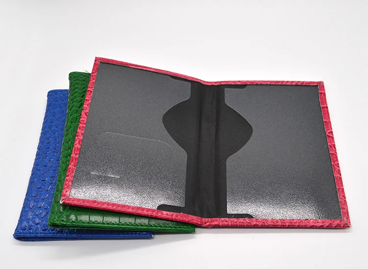 Повседневная Обложка для паспорта с крокодиловым узором женщин и девочек