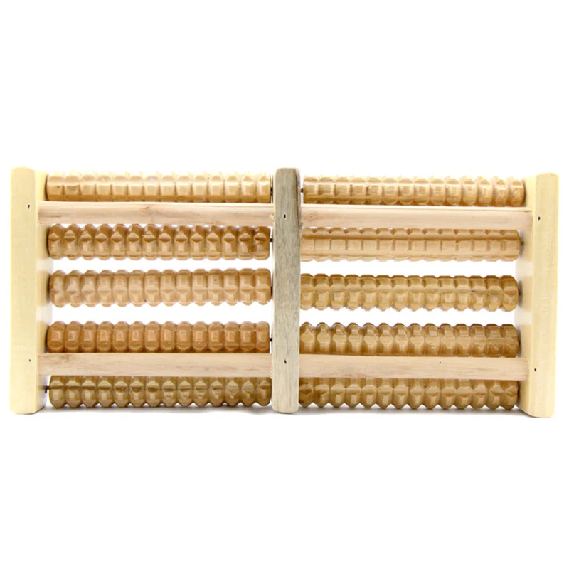 Деревянный ролик для ног 5 рядов|Инструмент ухода за ступнями| |