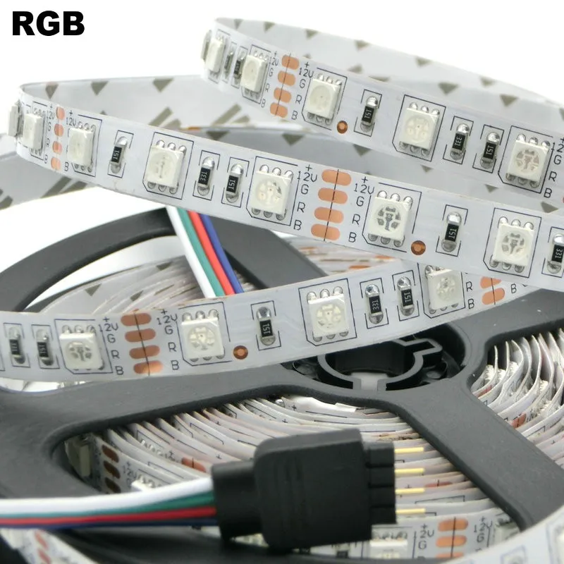 5 М SMD 5050 RGB Гибкие СВЕТОДИОДНЫЕ Полосы Света Комплект 300 Светодиодов 60