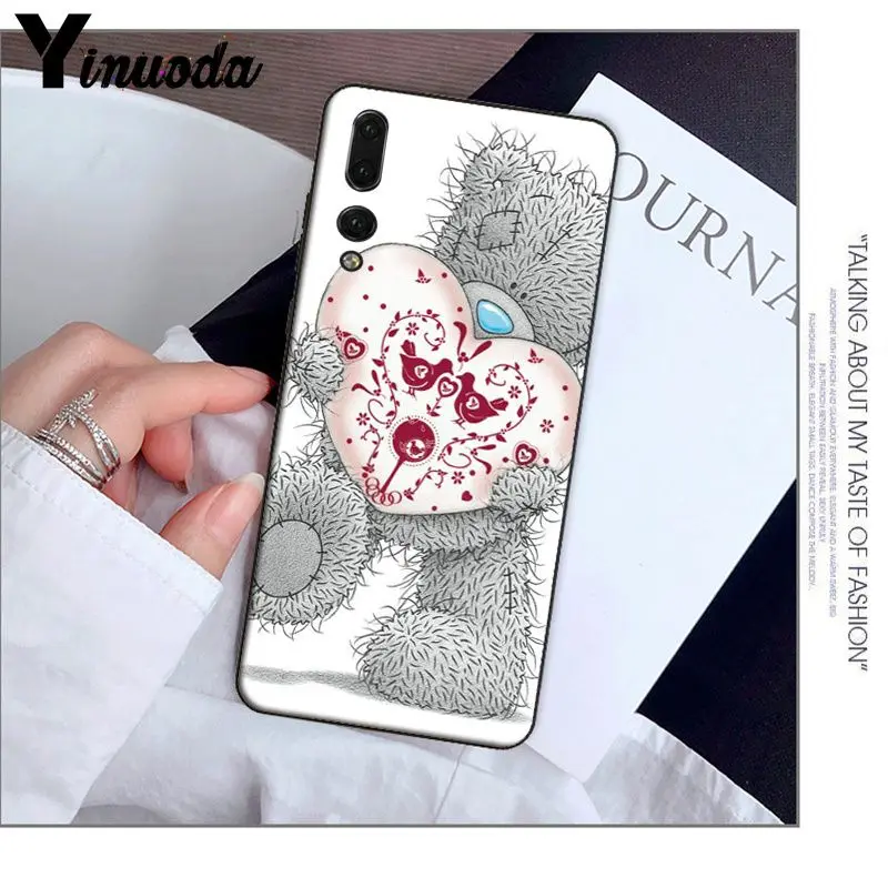 Yinuoda Tatty Teddy Bear Me To You мягкий чехол для телефона из ТПУ Huawei Mate10 Lite P20 Pro P9 P10 Plus Mate9 10 Honor