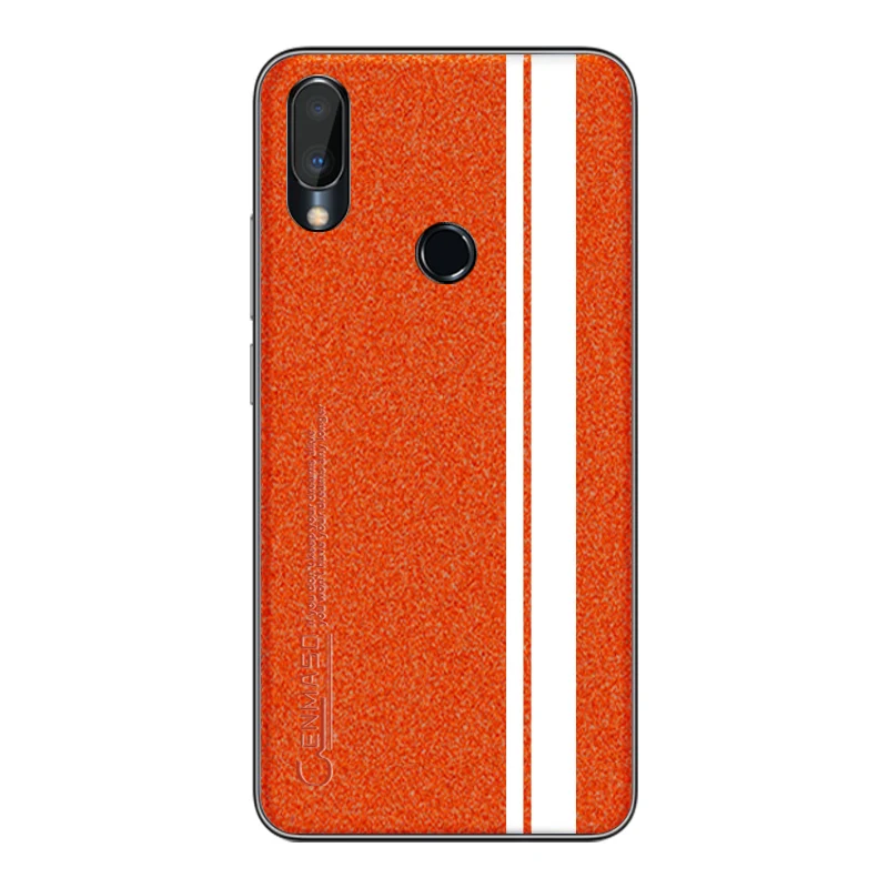 Для Meizu Note 9 чехол для Meizu M9 Note модный кожаный мягкий защитный чехол для задней панели для Meizu Note9 противоударный чехол Funda - Цвет: Оранжевый