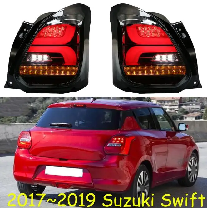 2pcs taillight 2 шт. бампер лампа для фара для Suzuki swift~ 2019y автомобильные аксессуары Фара DRL swift задние фары Ходовые фары, противотуманные фары - Цвет: 2pcs taillight