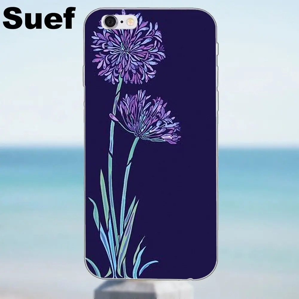 Для iPhone X 4 4S 5 5S 5C SE 6 6S 7 8 Plus Samsung Galaxy A3 A5 J1 J3 J5 J7 2016 2017 Мягкий ТПУ чехол фиолетовый с