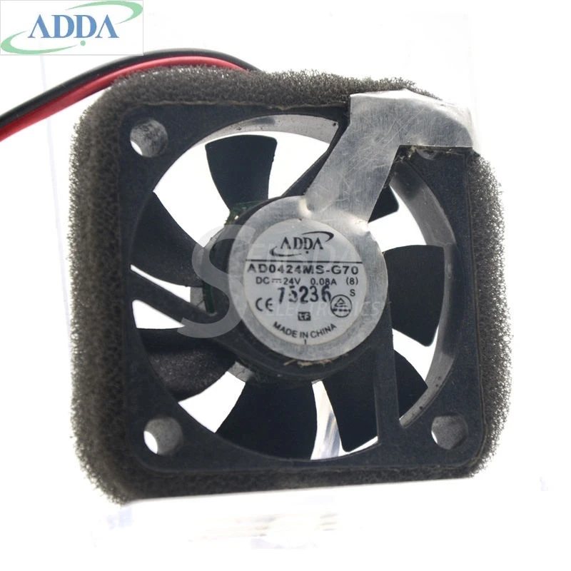 Вентилятор охлаждения для ADDA AD0424MS G70 40*40*10 мм 4010 4 см DC24V 0.08A|cooling fan|cooling fan 4cmdc24v |