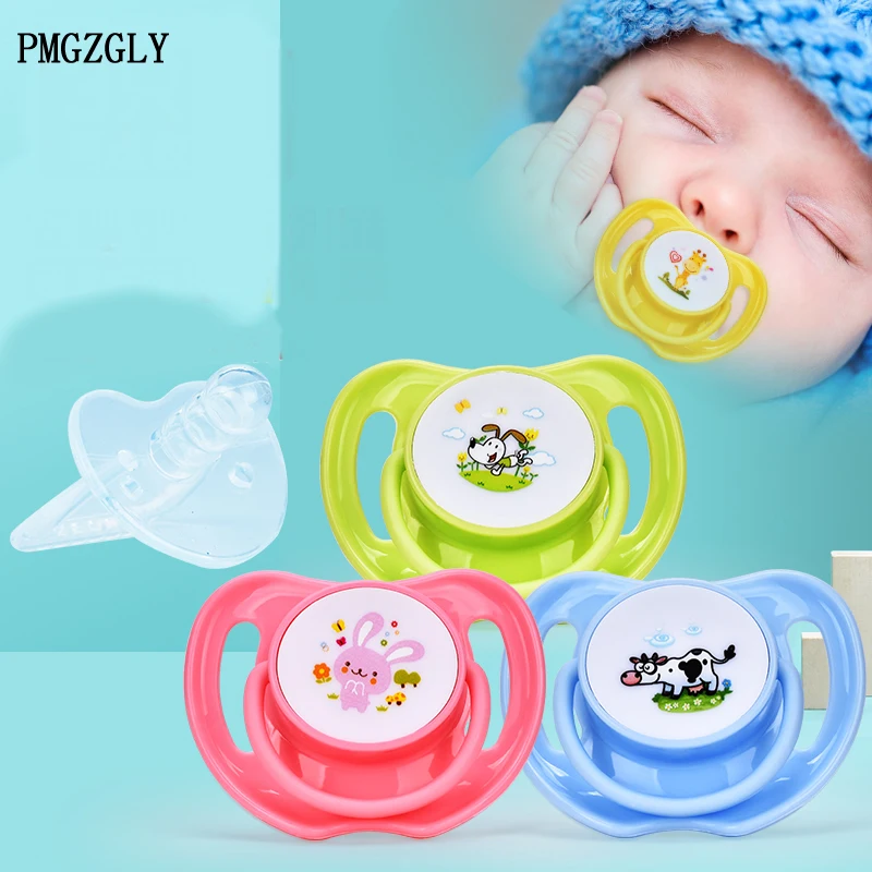 

New Baby Pacifier Bear Pacifier Baby Nipple Panda Chupeta Silicone Feeding Monkey Shape Attache Sucette Flat Silica gel Saftey