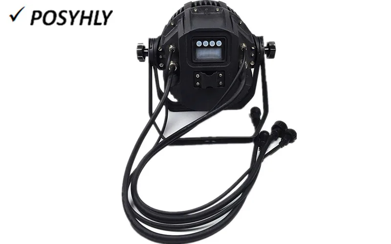 4 шт./18x12 Вт водонепроницаемый горит пар кейс RGBW 4IN1 LED PAR DMX512 управления