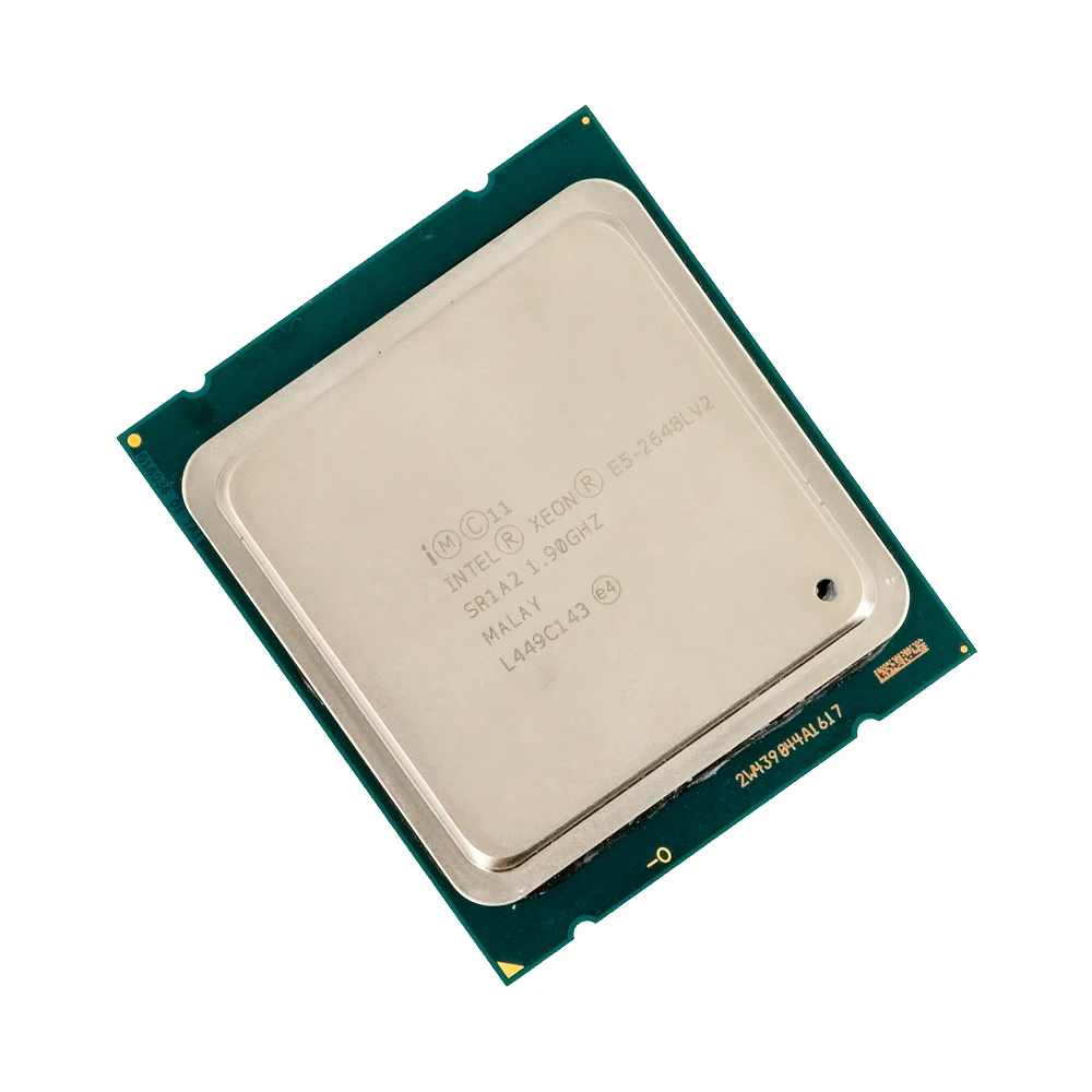 Процессор Intel Xeon E5-2648L V2 для настольных ПК 2648L V2 десять ядер 1,9 ГГц 25 Мб кэш L3 LGA 2011 серверный используемый ЦП