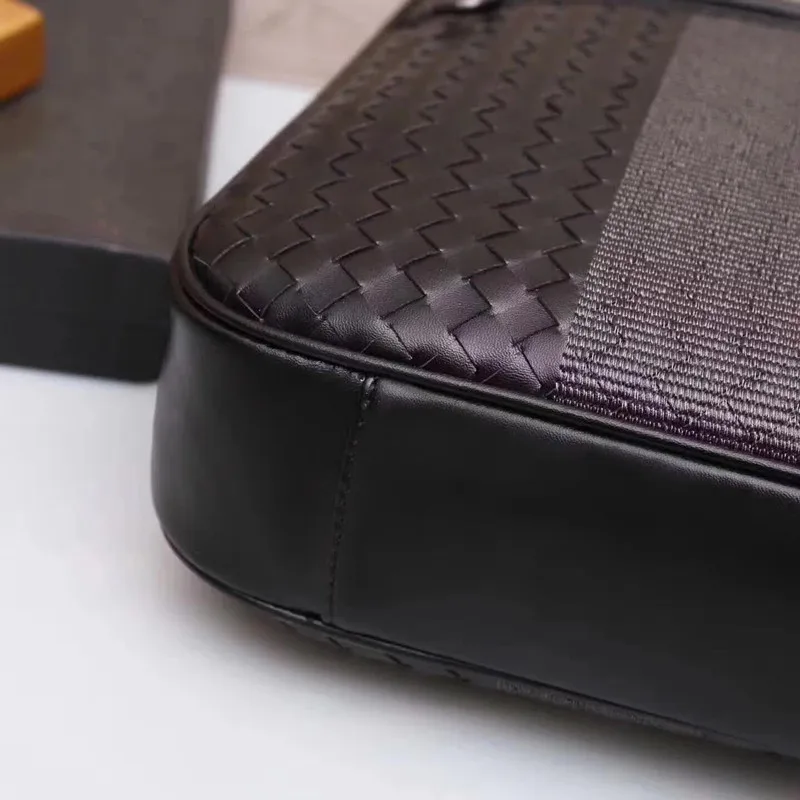 Kaisilidi вышитая кожаная вязаная сумка кожаный портфель деловая большая для
