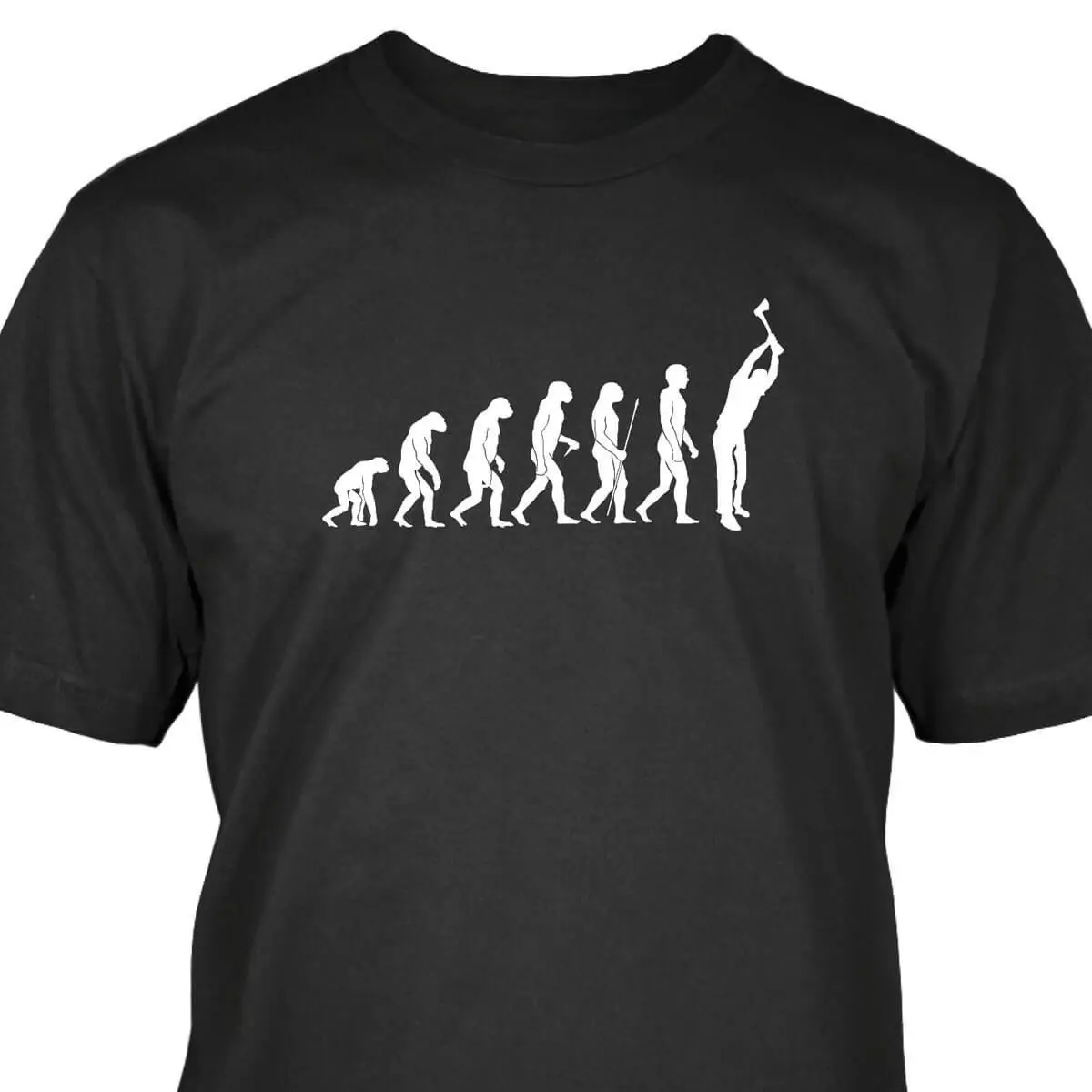

2019 Hot sale 100% cotton t shirt Free shipping lumberjack Evolution Tee Shirt