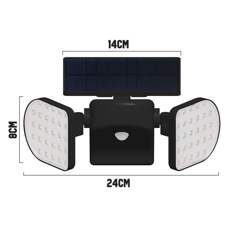 COCOZ 56LED солнечные огни Открытый датчик движения водонепроницаемый 360 градусов