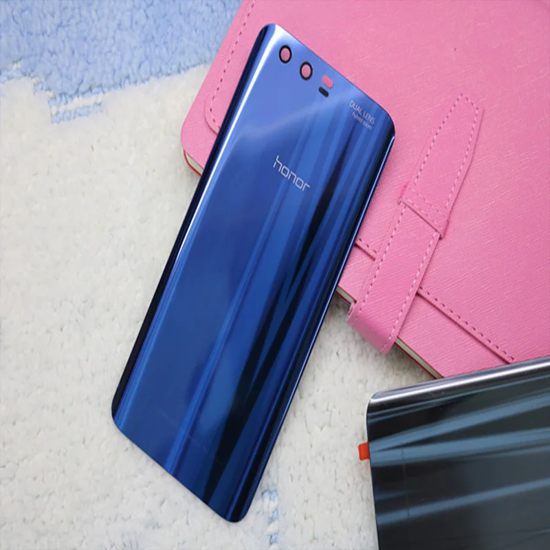 Оригинал для Huawei Honor 9 STF-L09 STF-AL10 3D отражающее стекло задняя дверь реплицемент