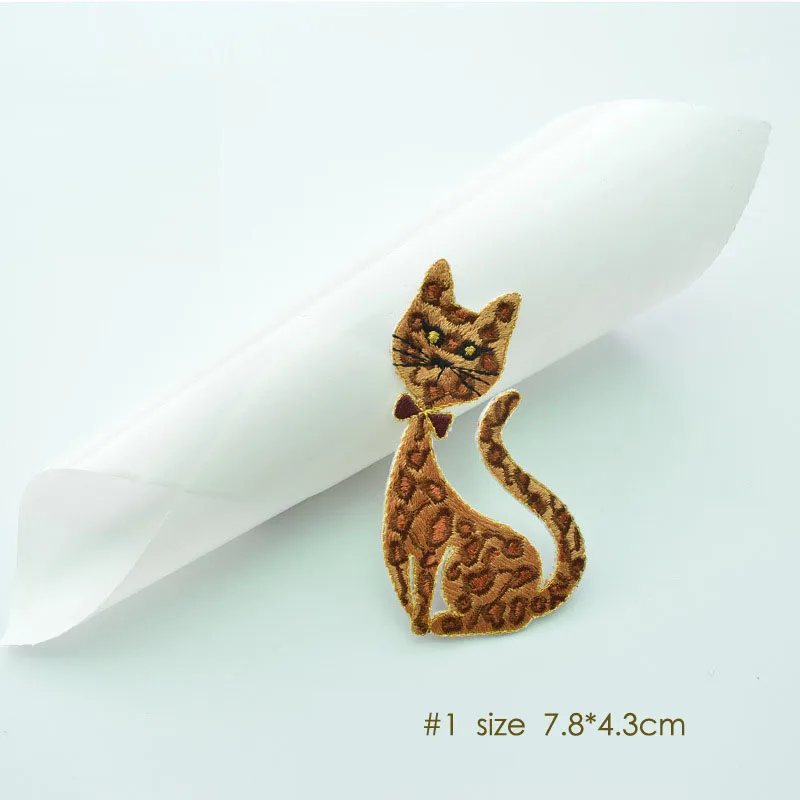 1 шт. модные утюжок на милых кошачьих заплатках для одежды вышивка глажка