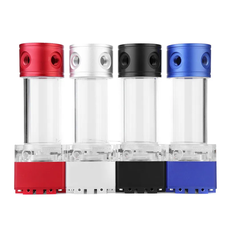 RGB компьютерный охлаждающий насос водяного жидкого охлаждения бак акриловый алюминиевый пульт дистанционного управления кулер воды для ПК cpu система охлаждения