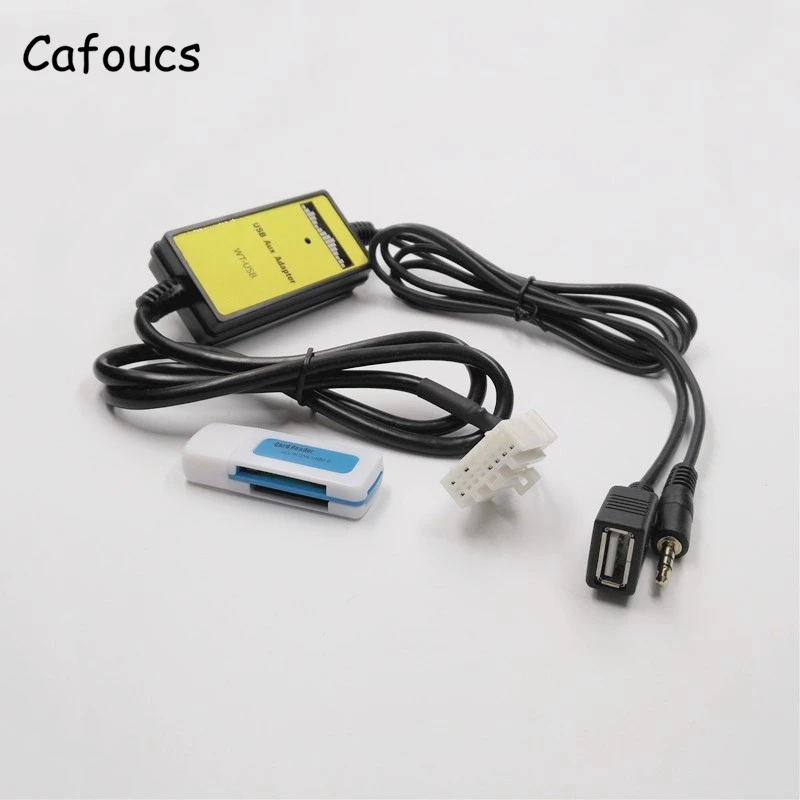Адаптер Cafoucs для Mazda Aux Usb MP3 автомобильный музыкальный адаптер CD аудио зарядное