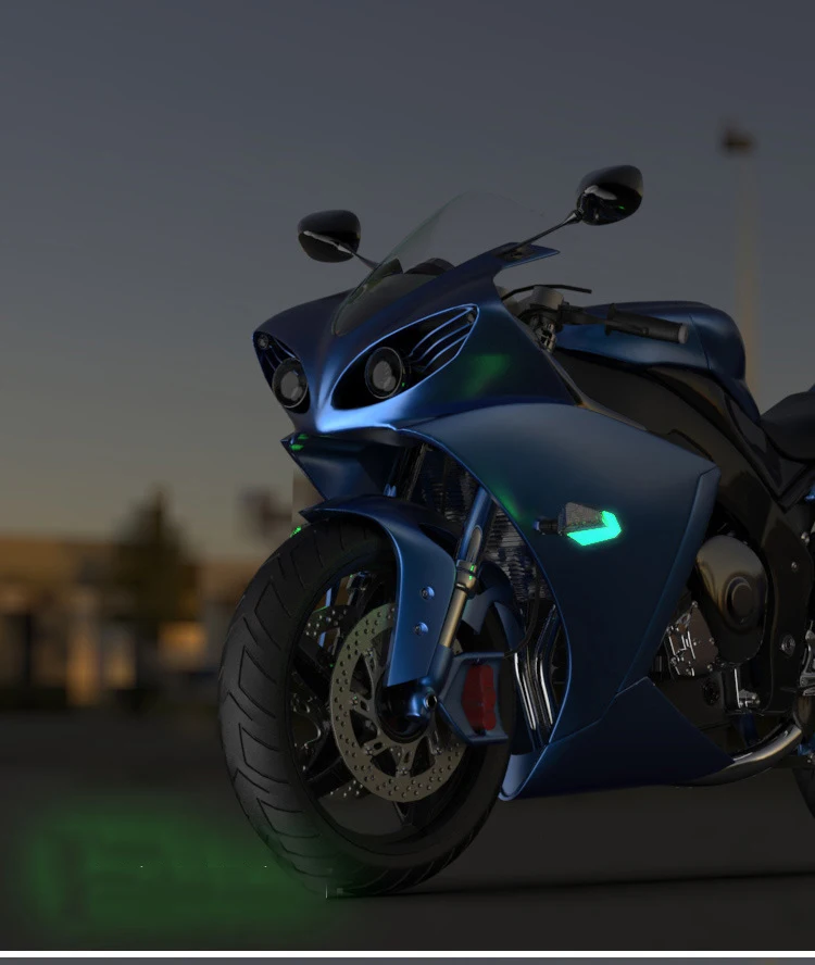 2 шт./пара универсальные мотоциклетные дневные ходовые огни и сигнальные